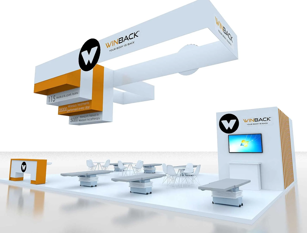 Custom 30x40 trade show booth rental services